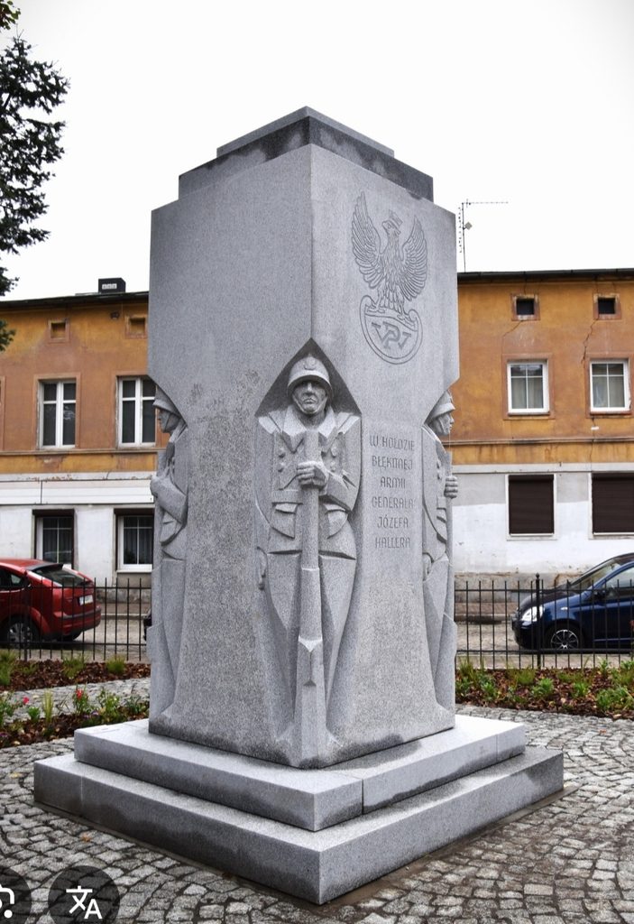 Rzeźba żołnierzy z granitu