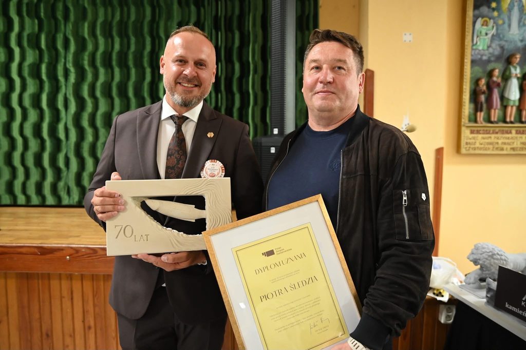 Siedemdziesięciolecie zakładu kamieniarskiego w Brzesku. Piotr Śledź AP Stone